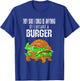 Turtle Burger Funny Apparel T-Shirt - T-Shirt | Royal