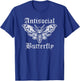 Funny Anti-Social Butterfly Introvert T-Shirt - T-Shirt | Royal