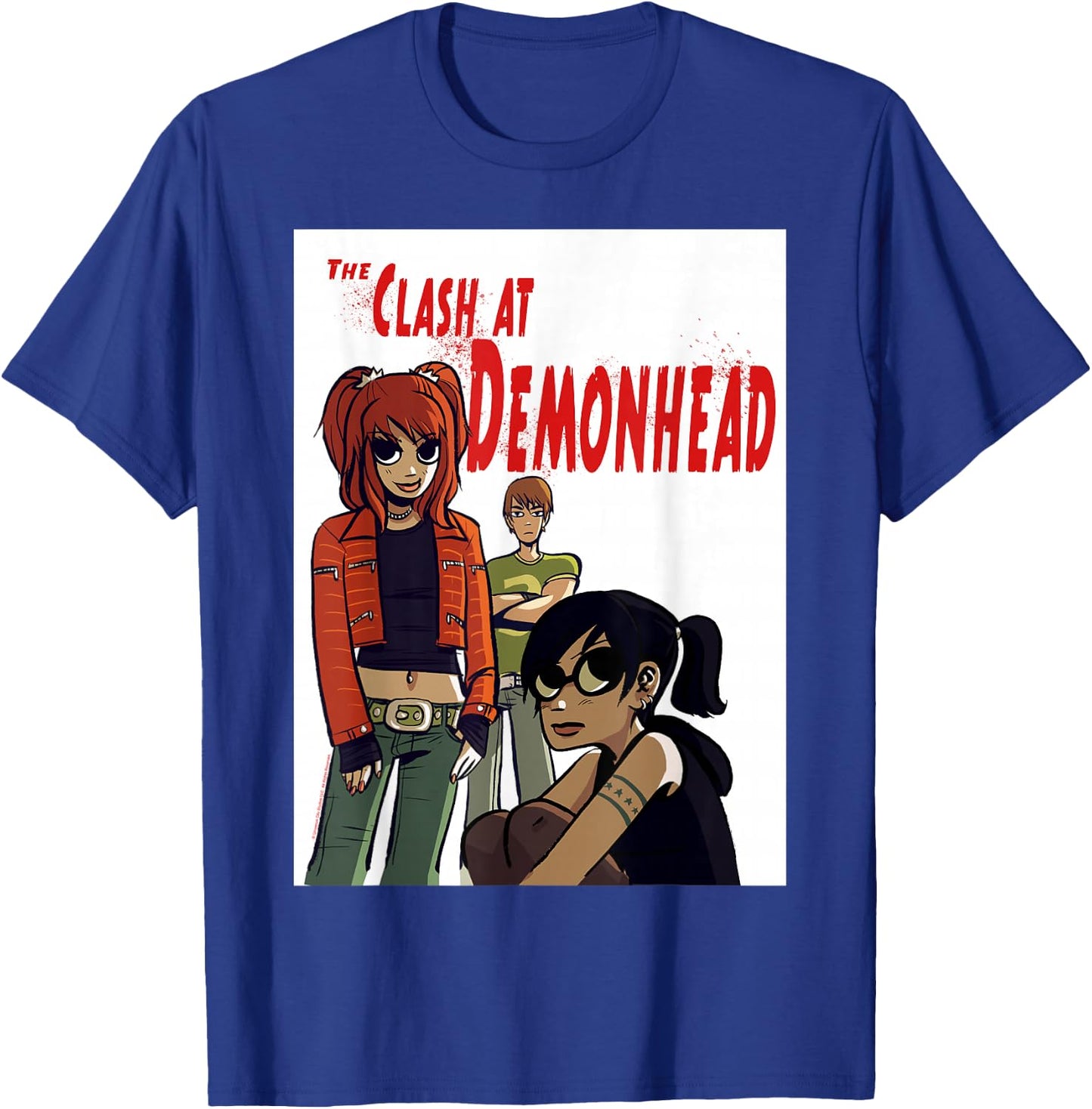 Scott Pilgrim Vs. The World The Clash at Demonhead Band T-Shirt - T-Shirt | Royal
