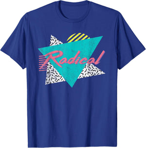 Radical Retro Vintage 80's 90's Gift T-Shirt - T-Shirt | Royal