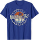 Vintage 1993 33rd Birthday Gifts 33 Year Old Women T-Shirt - T-Shirt | Royal