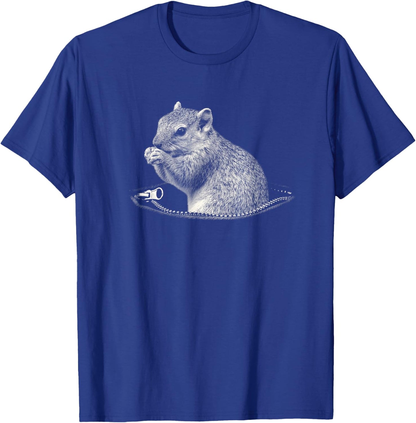 Squirrel in Pet Pouch T-Shirt - T-Shirt | Royal