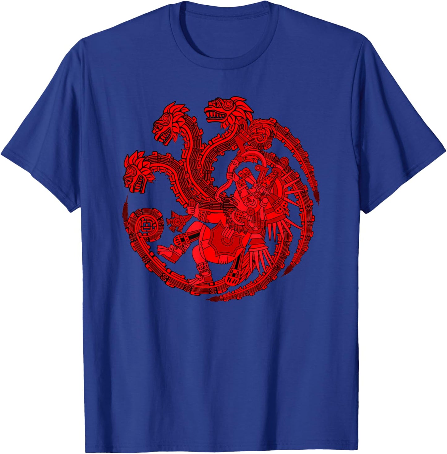 Quetzalcoatl The Aztec Feathered Serpent of Ancient Mexico T-Shirt - T-Shirt | Royal