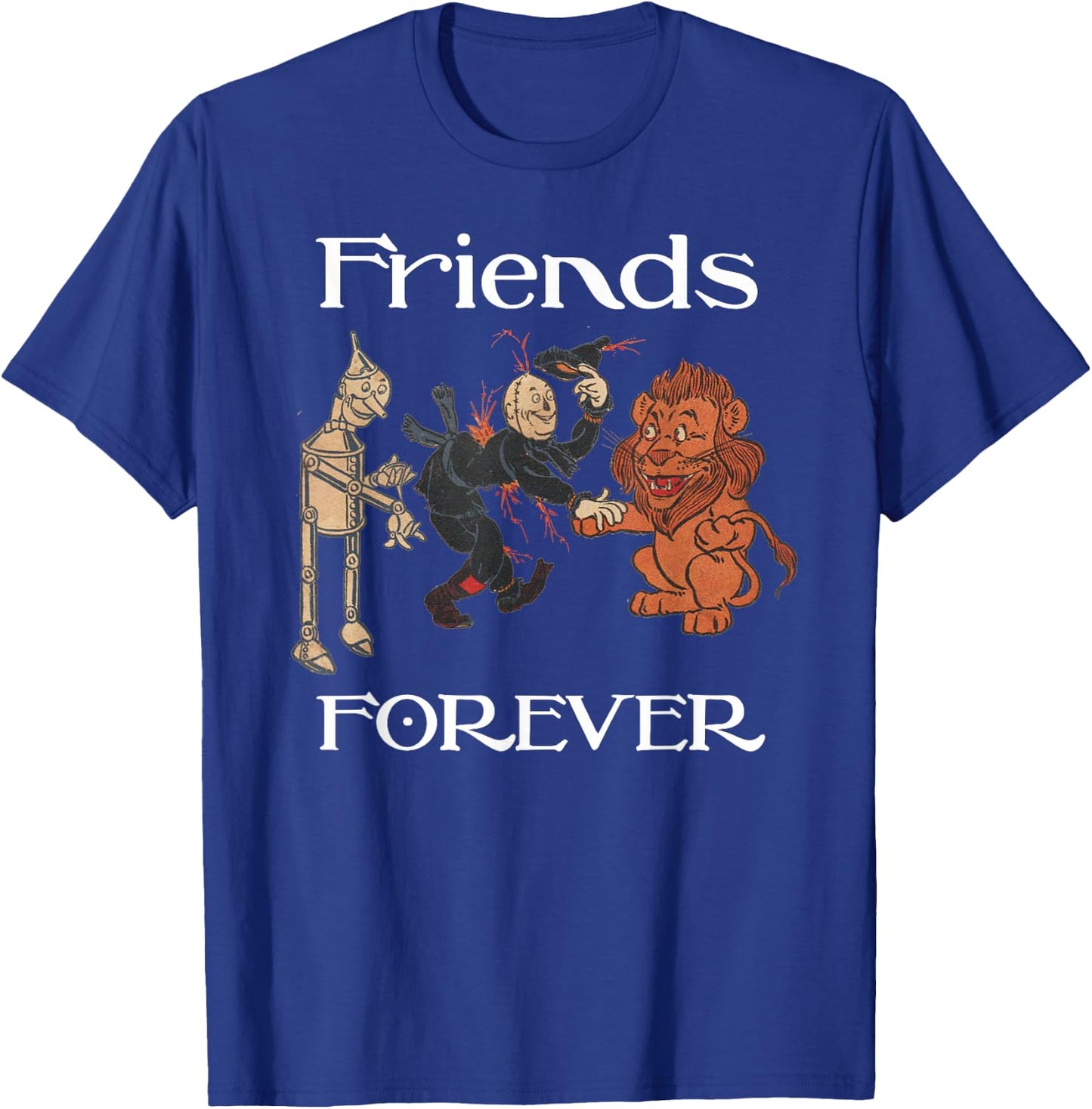 Wizard Of OZ Scarecrow Cowardly Lion Tin Man Shirt T-Shirt - T-Shirt | Royal