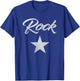 Rock Star Rockstar Large Big Grand T-Shirt - T-Shirt | Royal