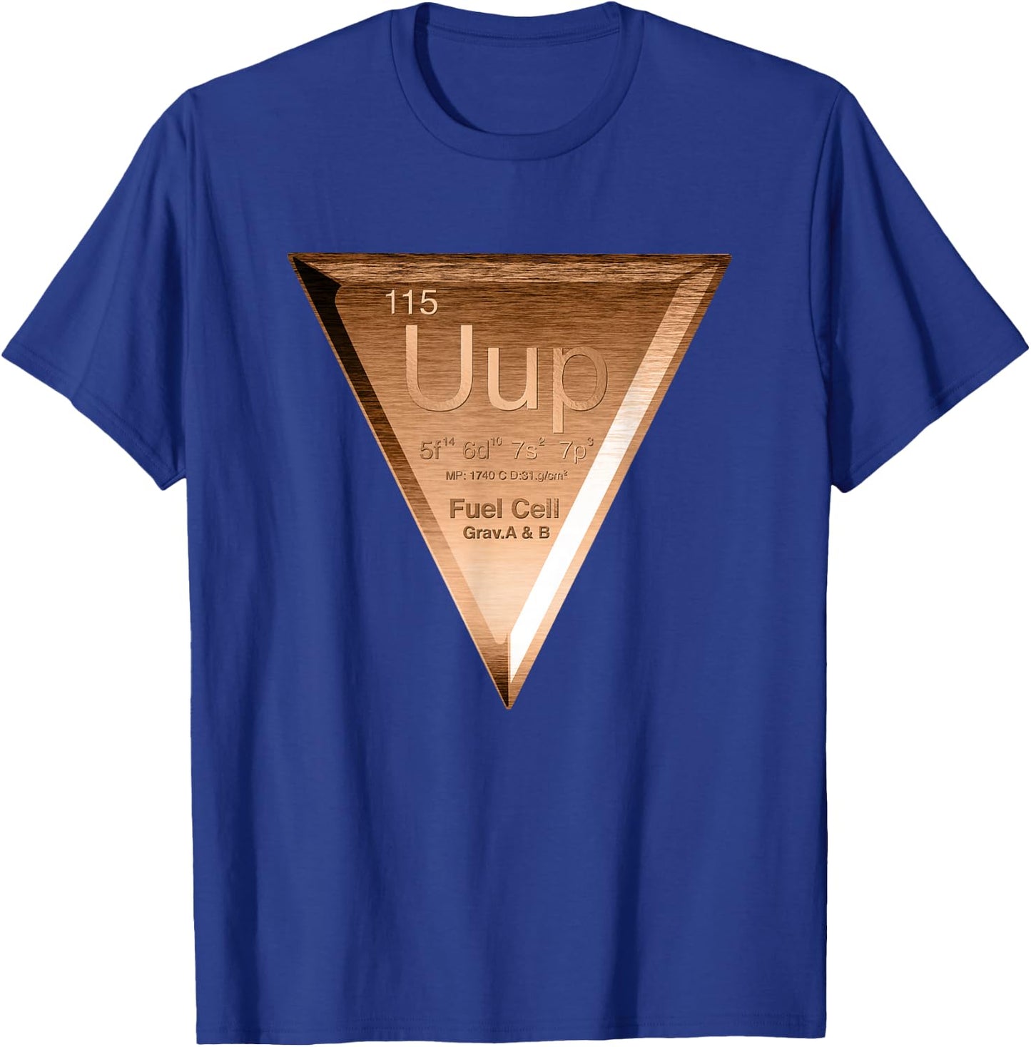 Ununpentium Element 115 Copper Fuel Cell Area 51 Alien UFO T-Shirt - T-Shirt | Royal