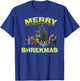 Shrek Group Shot Friends Merry Shrekmas Bold Holiday Text T-Shirt - T-Shirt | Royal