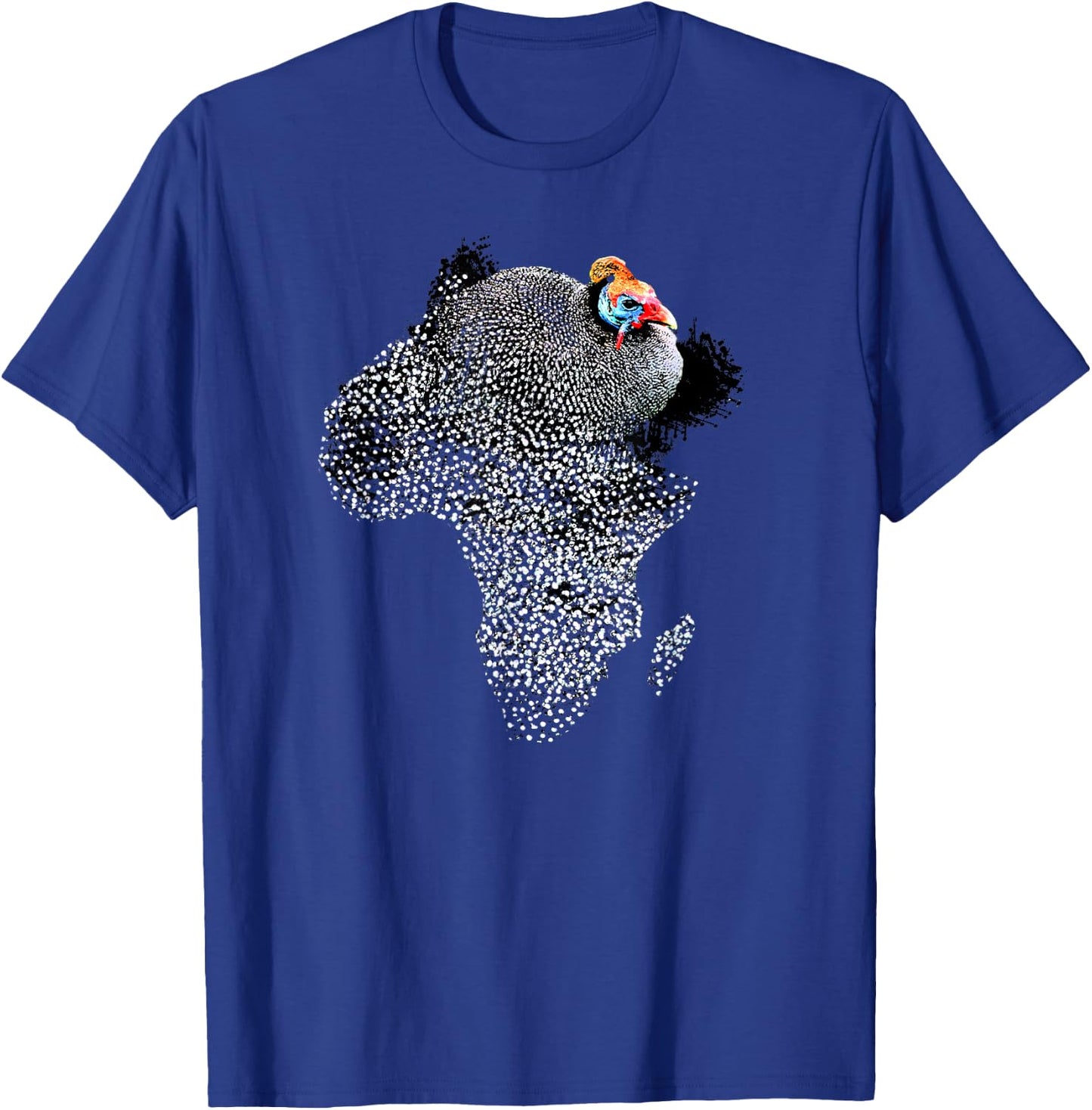 Cute Bird Shirt, Guinea Fowl T Shirt T-Shirt - T-Shirt | Royal