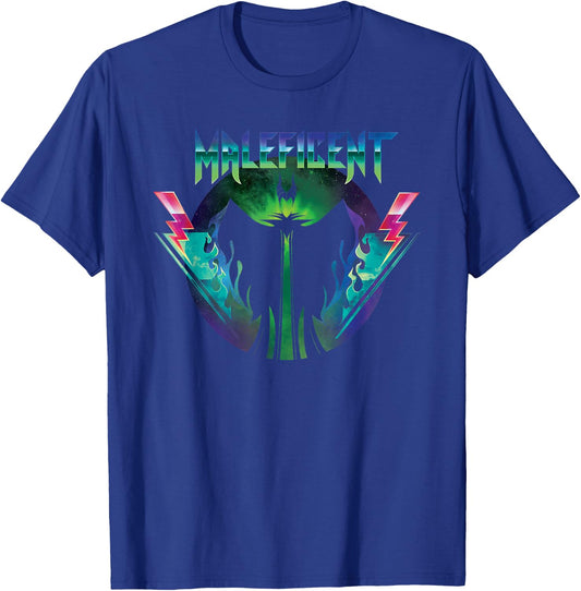 Disney Villains Maleficent 90s Rock Band Neon T-Shirt - T-Shirt | Royal