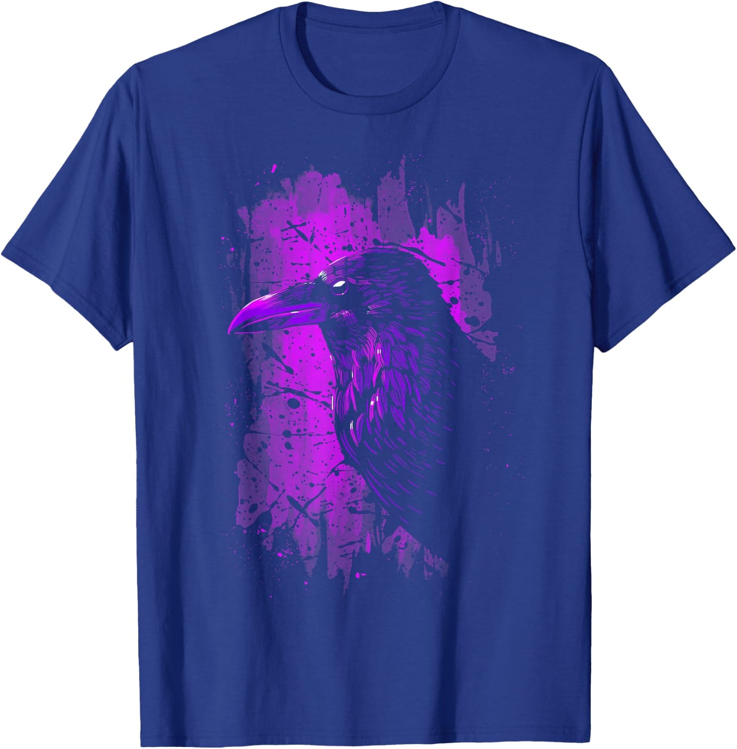 Crow purple colour T-Shirt - T-Shirt | Royal