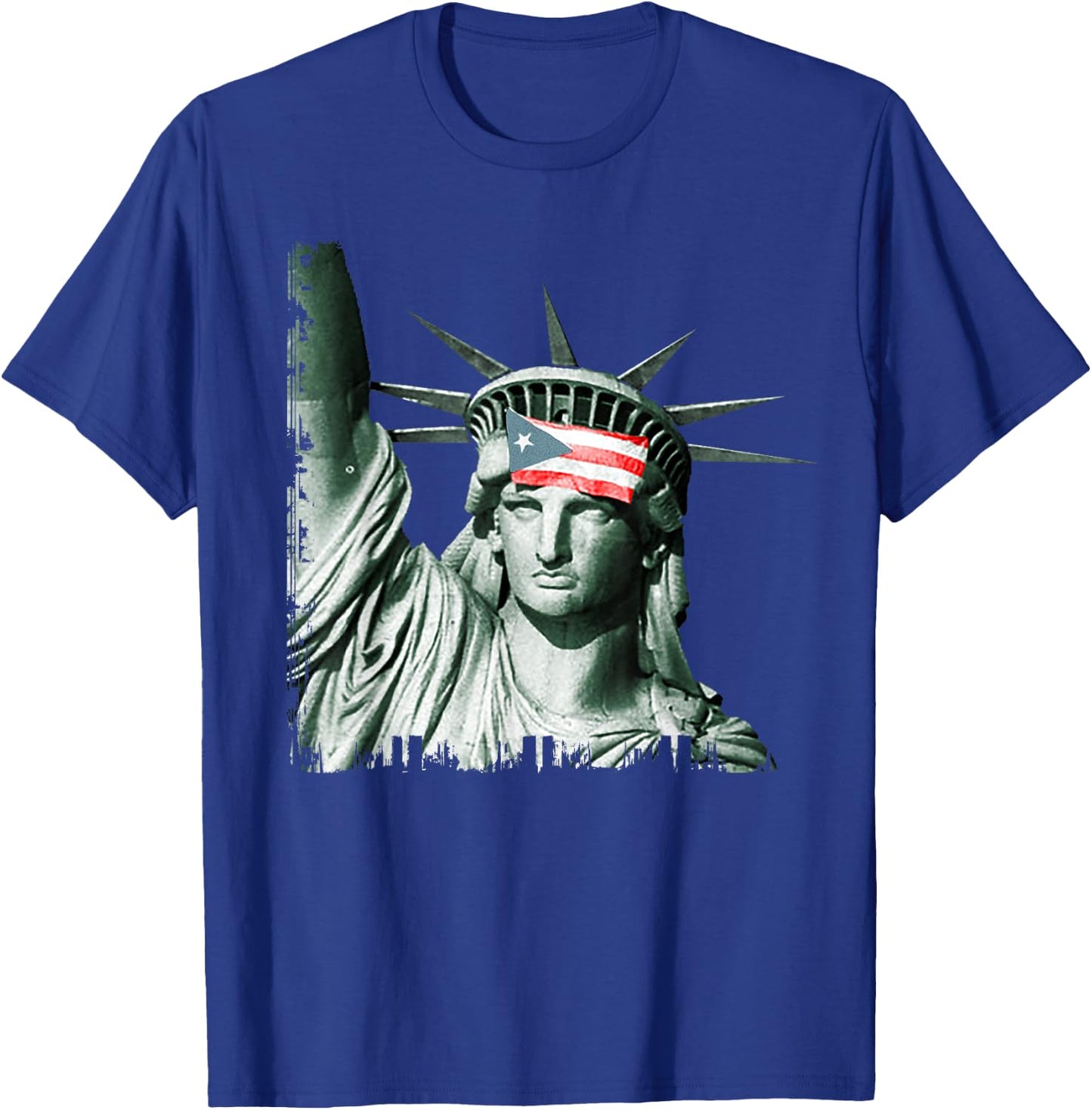 Puerto Rico Resiste Statue of Liberty Puerto Rican Flag T-Shirt - T-Shirt | Royal