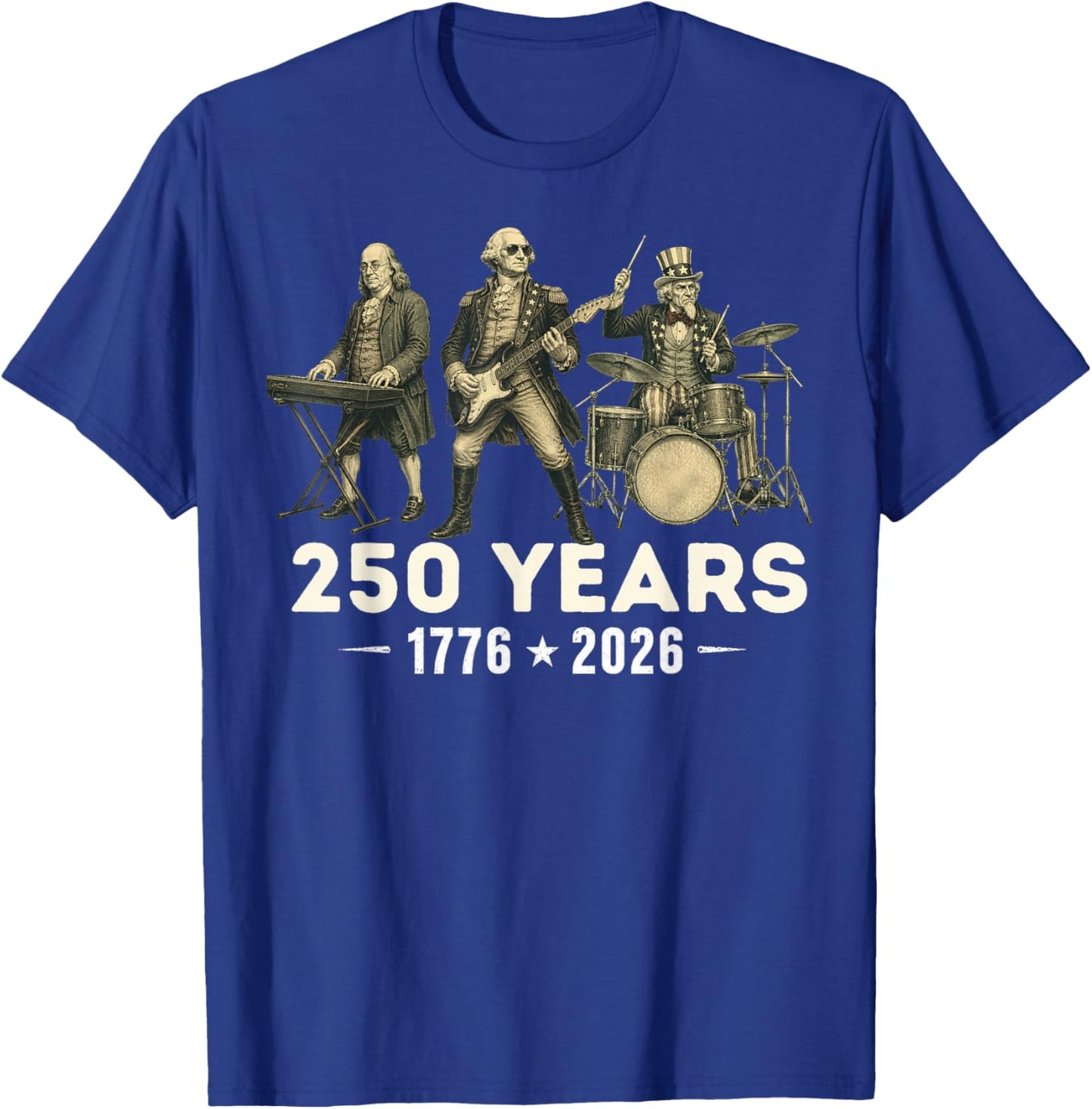 USA 250th Anniversary Party 250 Anniversary USA Men Women T-Shirt - T-Shirt | Royal