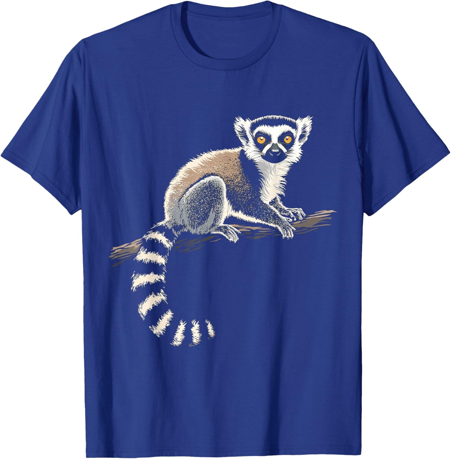 Ring Tailed Lemur Animal Motif Art Ring Tailed Lemur T-Shirt - T-Shirt | Royal