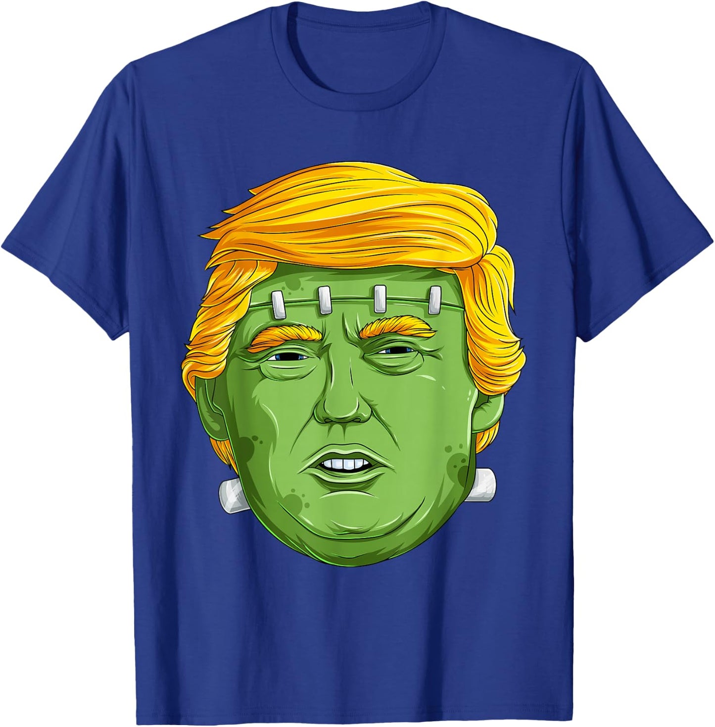 Trump Frankenstein Halloween Costume, Spooky Monster Trump T-Shirt - T-Shirt | Royal