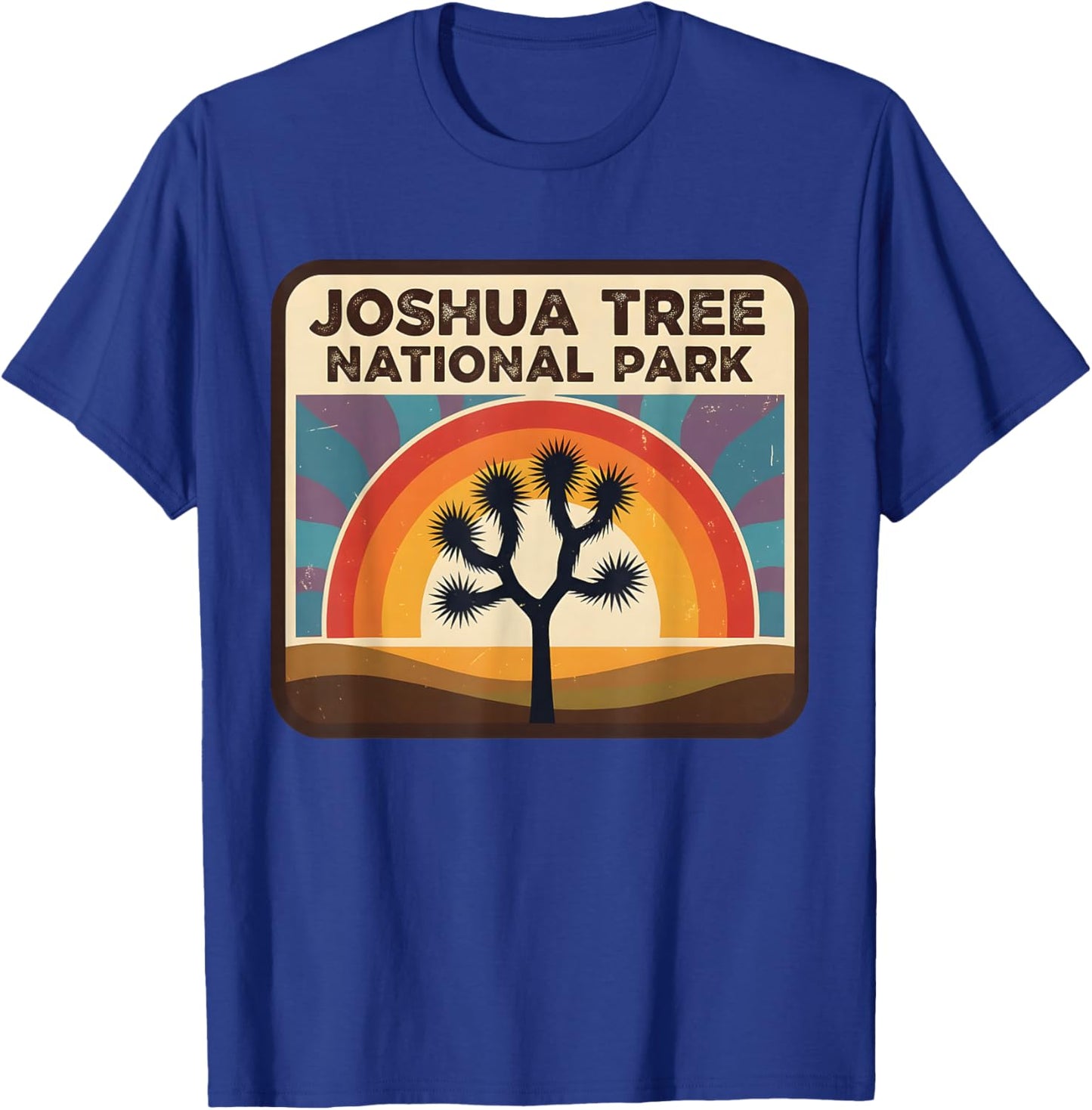 Joshua Tree National Park Hiking Camping Men Women Kids T-Shirt - T-Shirt | Royal