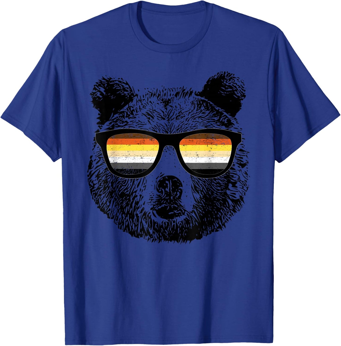Gay Bear with Sunglasses T-Shirt - T-Shirt | Royal