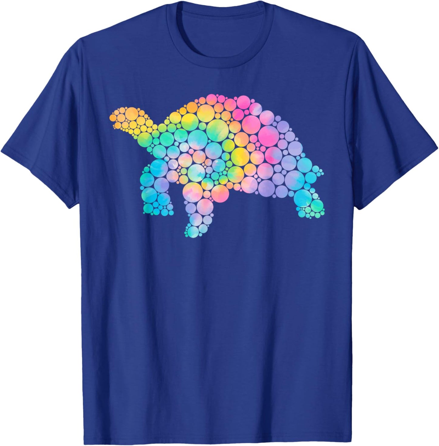 Funny Turtle Lovers Polka Dot Happy Dot Day Girls Boys Kids T-Shirt - T-Shirt | Royal