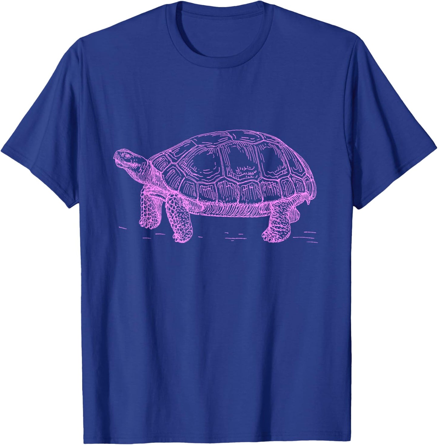 Fun Vintage Pink Tortoise Funny Tortoise T Shirt T-Shirt - T-Shirt | Royal