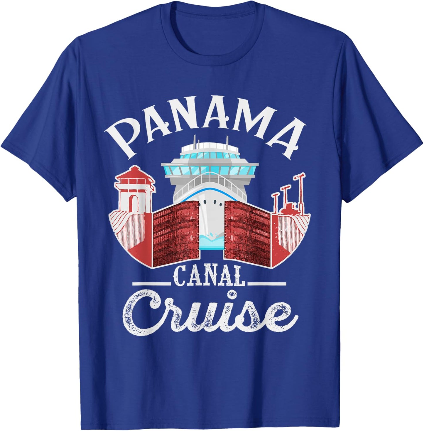 Panama Canal Cruise Men, Women, Boys and Girls Cruising T-Shirt - T-Shirt | Royal