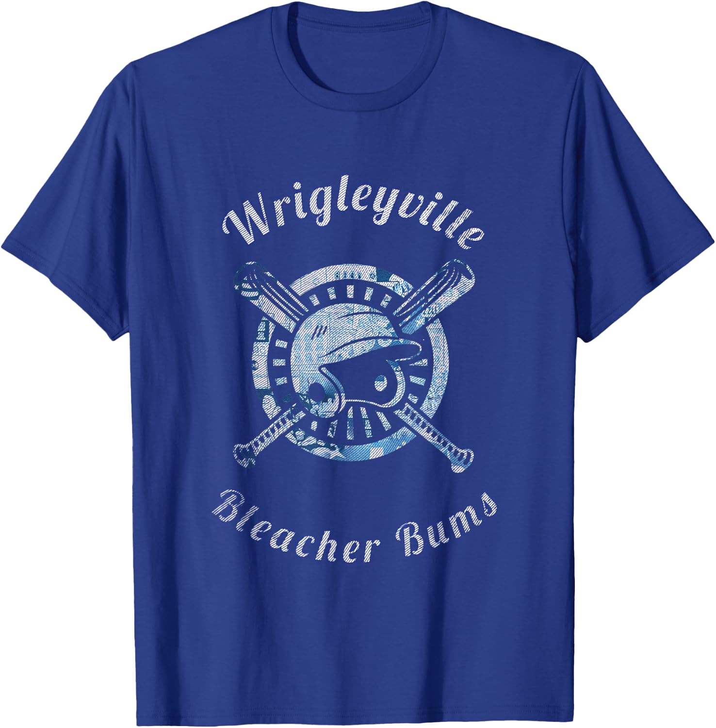 Wrigleyville Bleacher Bums Funny Baseball T-Shirt - T-Shirt | Royal
