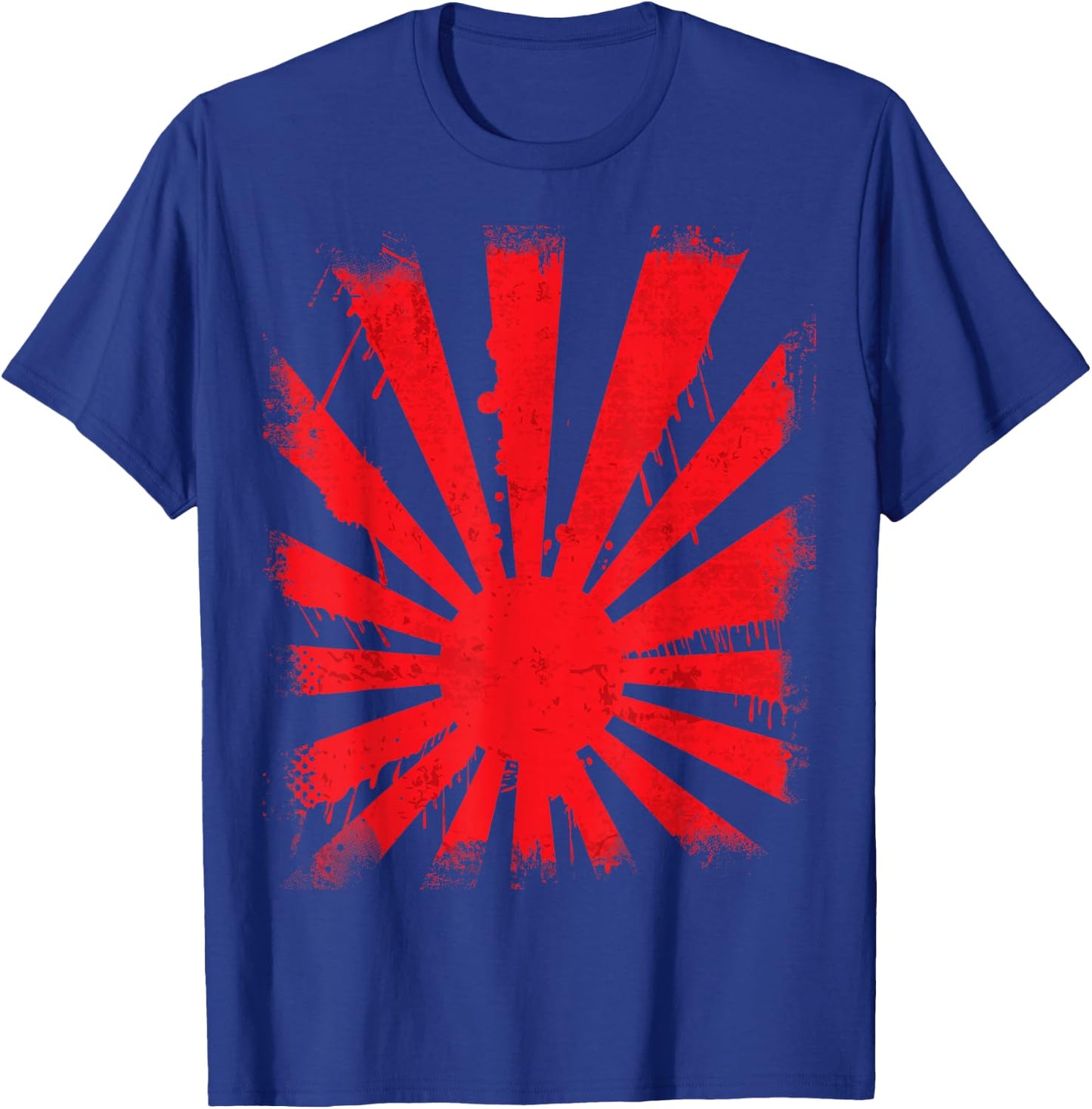 Japanese flag dripping rising sun flare T-Shirt - T-Shirt | Royal