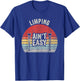 Limping Ain't Easy Crutch Design T-Shirt - T-Shirt | Royal