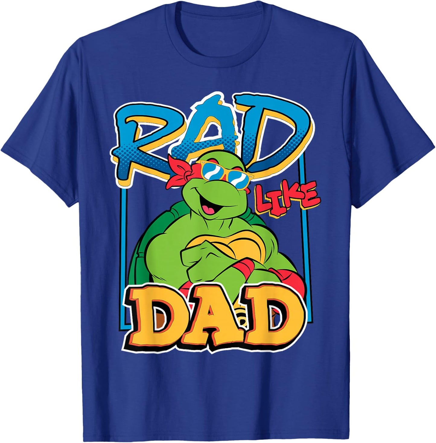 TMNT Rad Like Dad Raphael T-Shirt - T-Shirt | Royal