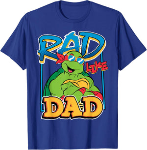TMNT Rad Like Dad Raphael T-Shirt - T-Shirt | Royal