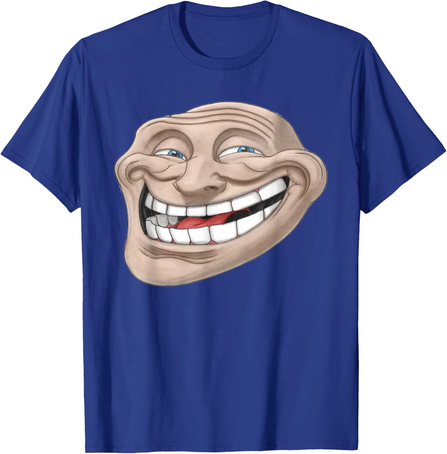 Epic Troll Face | Realistic Design Dank Meme T-Shirt - T-Shirt | Royal