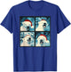Santa Polar Bear Animal Photography Christmas Polar Bear T-Shirt - T-Shirt | Royal