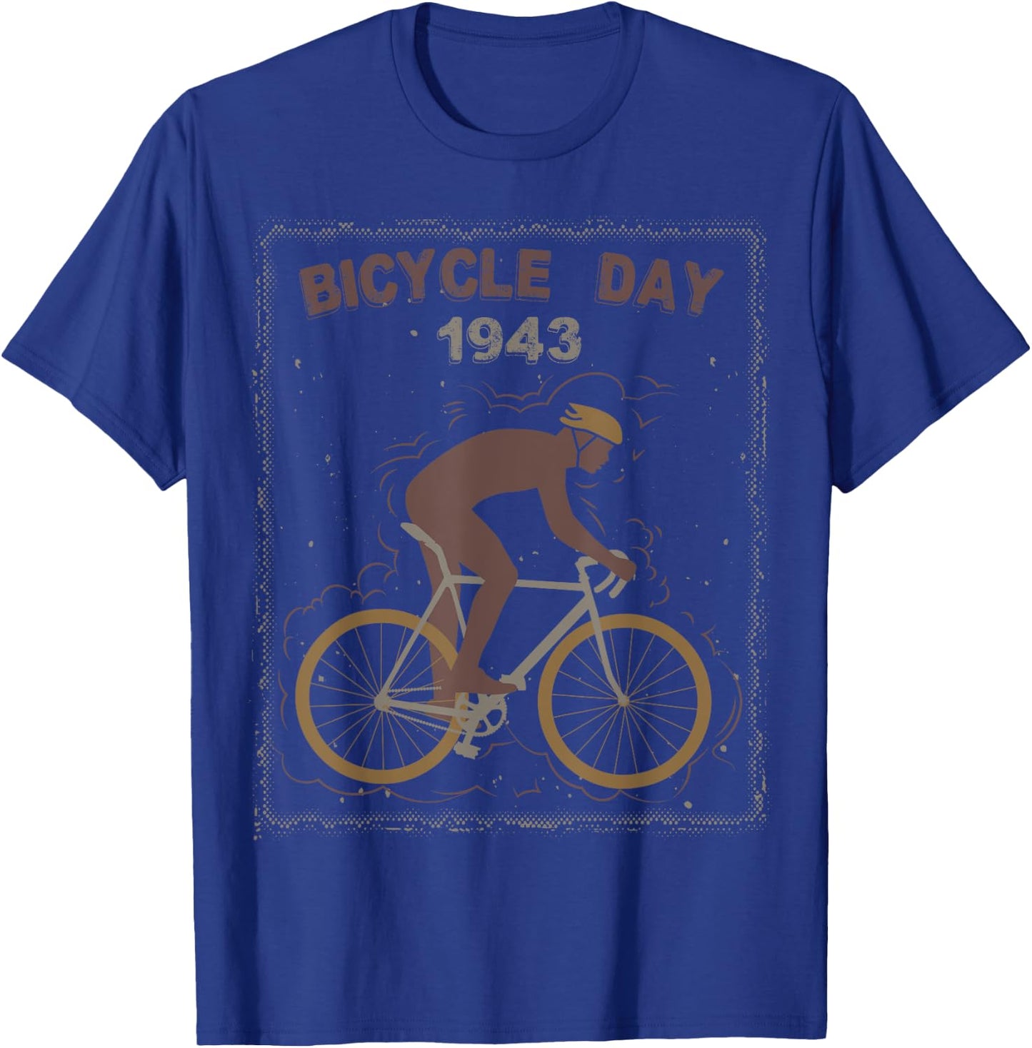 Bicycle Day 1943 Funny Cycling T-Shirt - T-Shirt | Royal