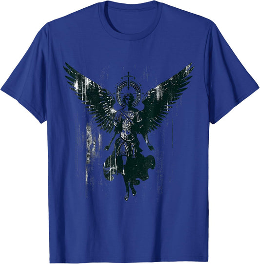 St Michael Archangel T-Shirt - T-Shirt | Royal