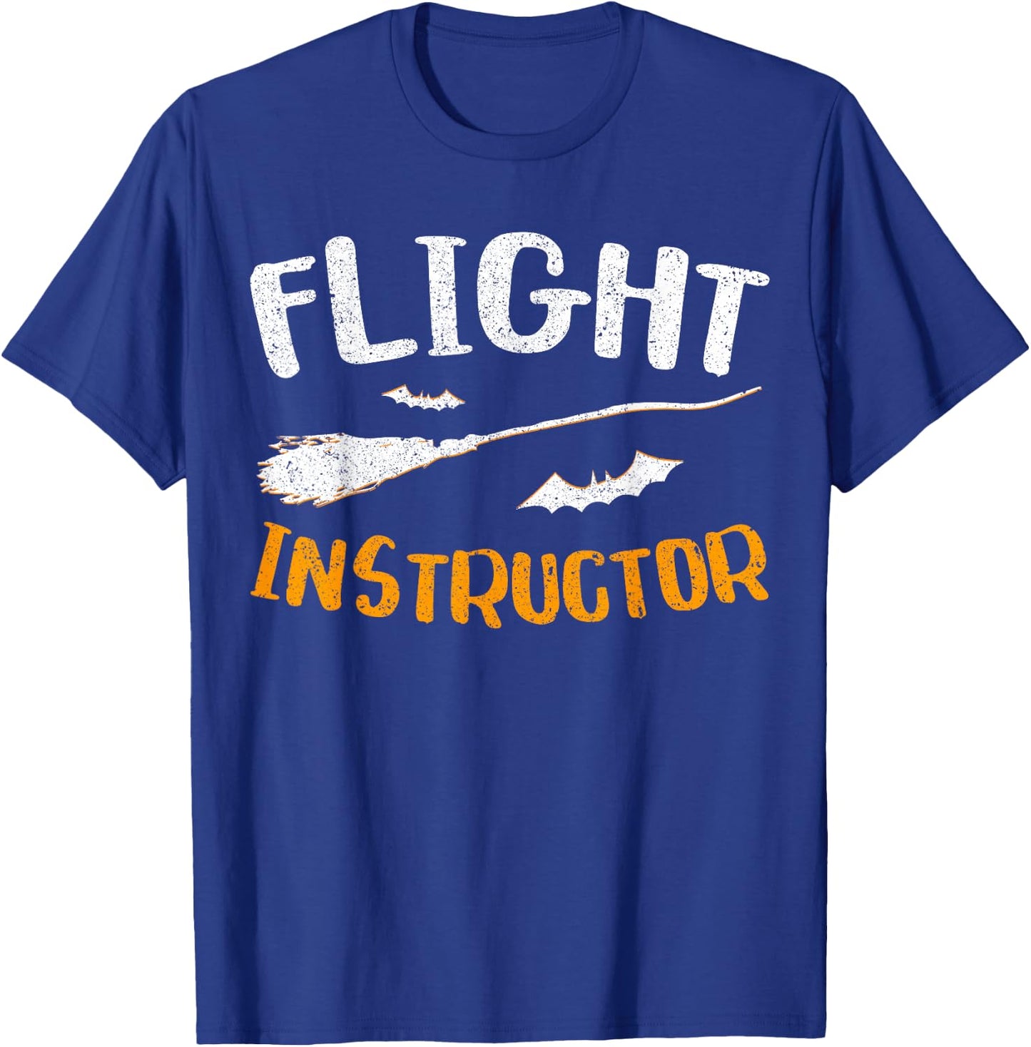 Flight Instructor Witch Shirt Adult Kids Halloween Day T-Shirt - T-Shirt | Royal