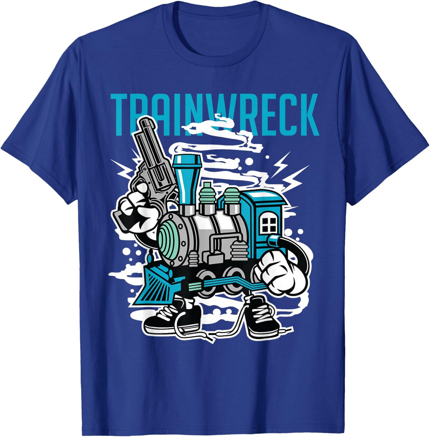 Weed Strain Cartoon Characters, Trainwreck T-Shirt - T-Shirt | Royal