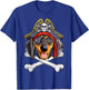 Dachshund Pirate T shirt Jolly Roger Flag Skull Crossbones T-Shirt - T-Shirt | Royal