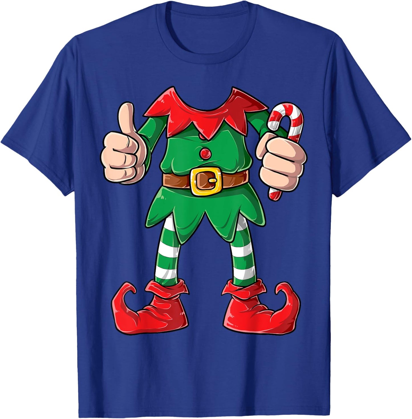 Elf Costume Christmas Elves Boys Girls Funny Xmas Holiday T-Shirt - T-Shirt | Royal