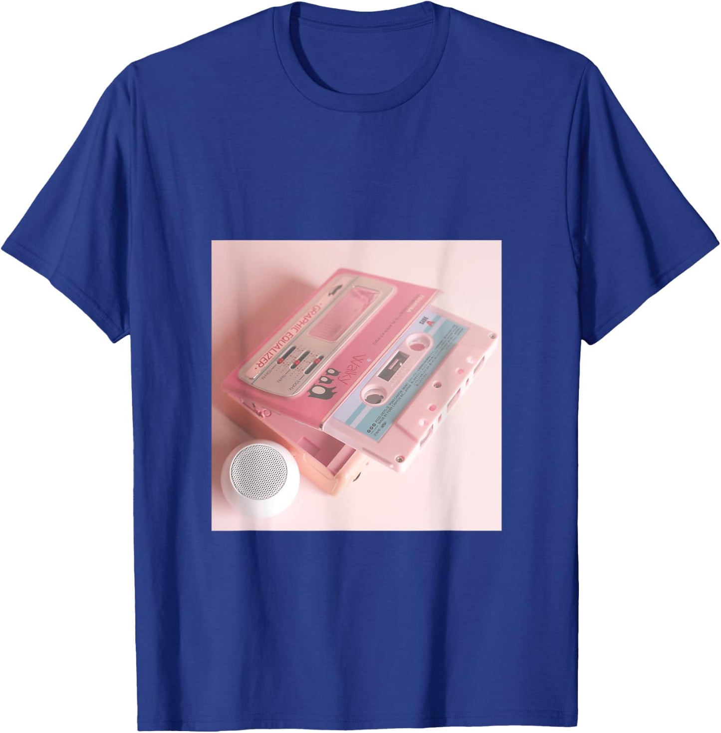 90s Pink Aesthetic retro mixtape pastel cute cassette tape T-Shirt - T-Shirt | Royal