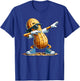 Funny Cool Dabbing Peanut Cartoon Character Dab Dance Nut T-Shirt - T-Shirt | Royal