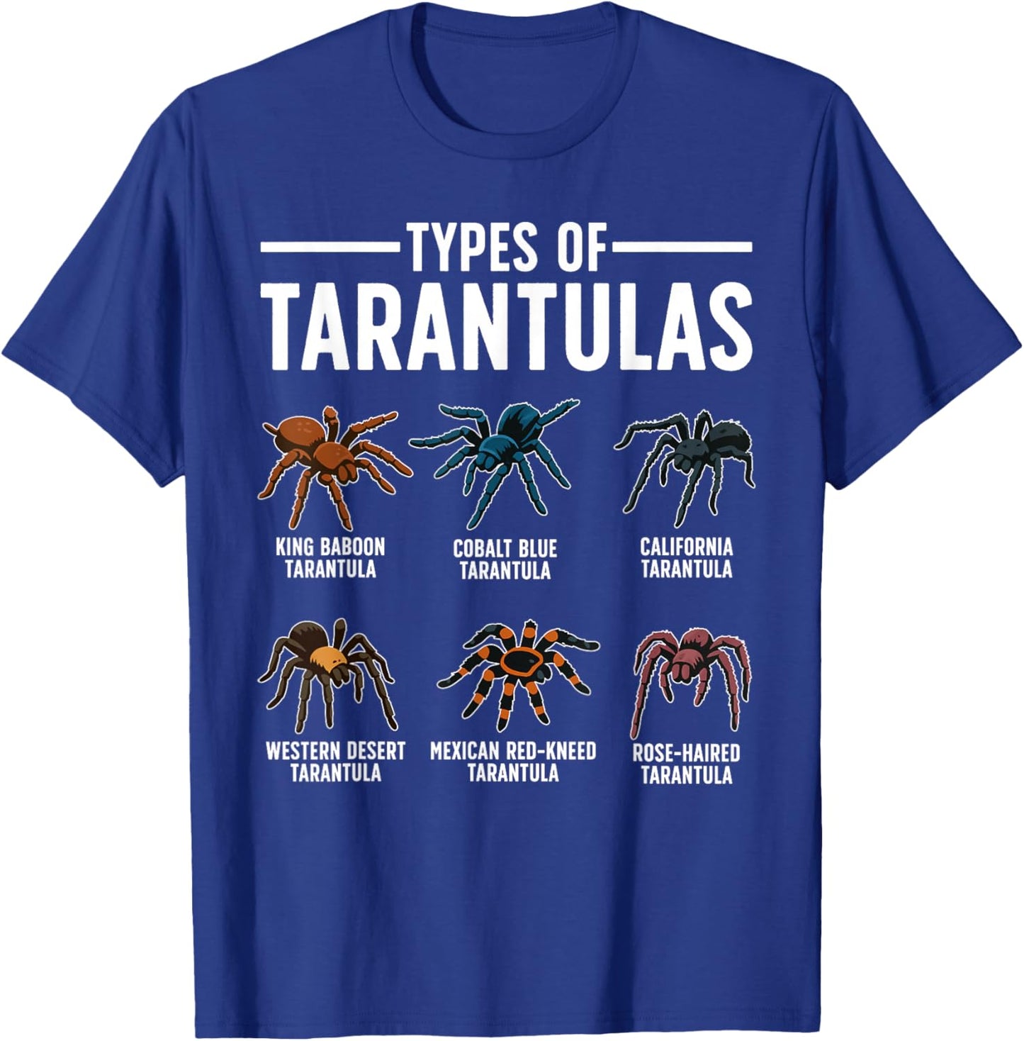 Best Tarantula Art Women Kids Spider Tarantula Lover T-Shirt - T-Shirt | Royal