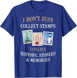 Philately Stamp Collecting Philatelist T-Shirt - T-Shirt | Royal