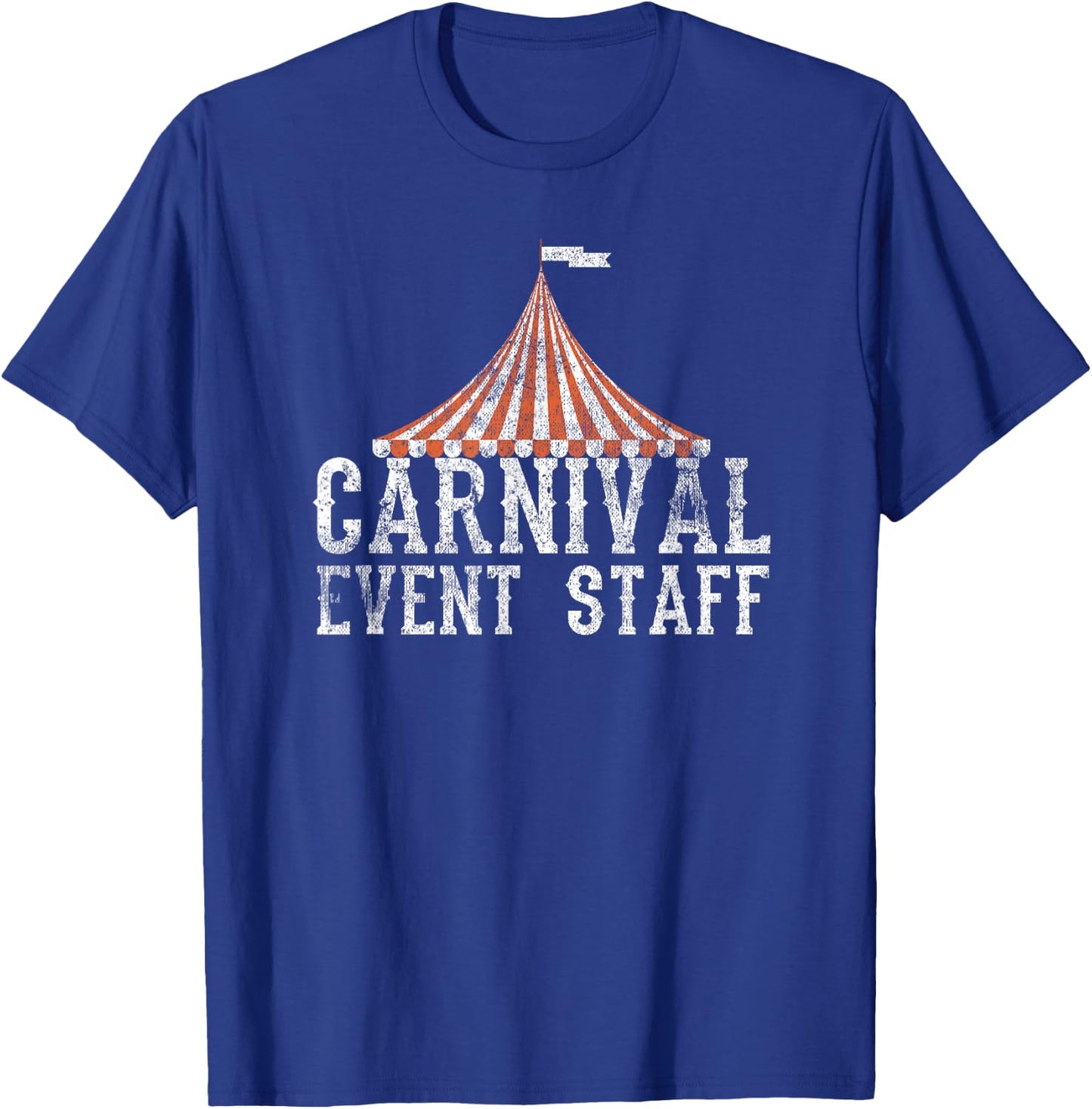 Carnival Event Staff Vintage Ringmaster Circus Security T-Shirt - T-Shirt | Royal