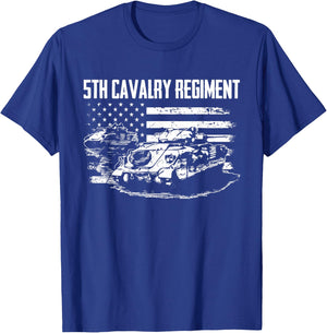 5th Cavalry Regiment T-Shirt - T-Shirt | Royal
