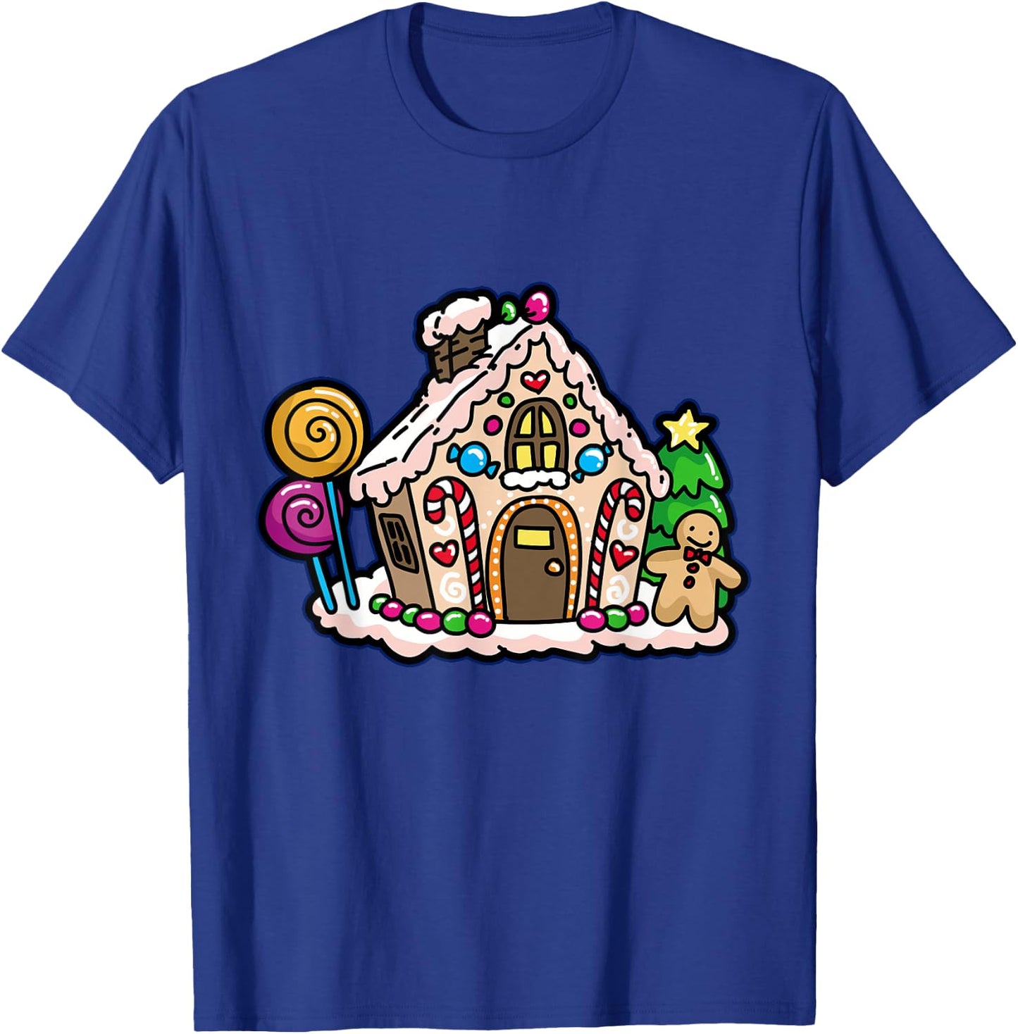 Gingerbread House T-Shirt - T-Shirt | Royal