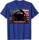 American Flag Crab Patriotic Crabbing Fishing Girls Kids Men T-Shirt - T-Shirt | Royal