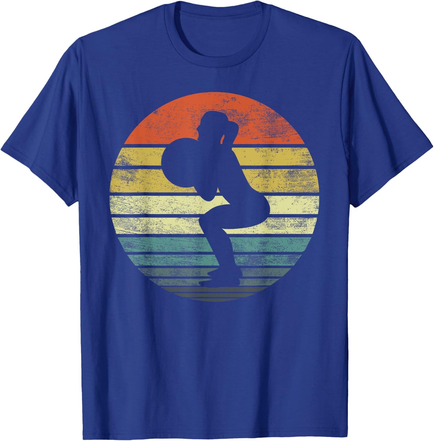 Powerlifting Gifts Weightlifting Retro Vintage Fitness Gym T-Shirt - T-Shirt | Royal