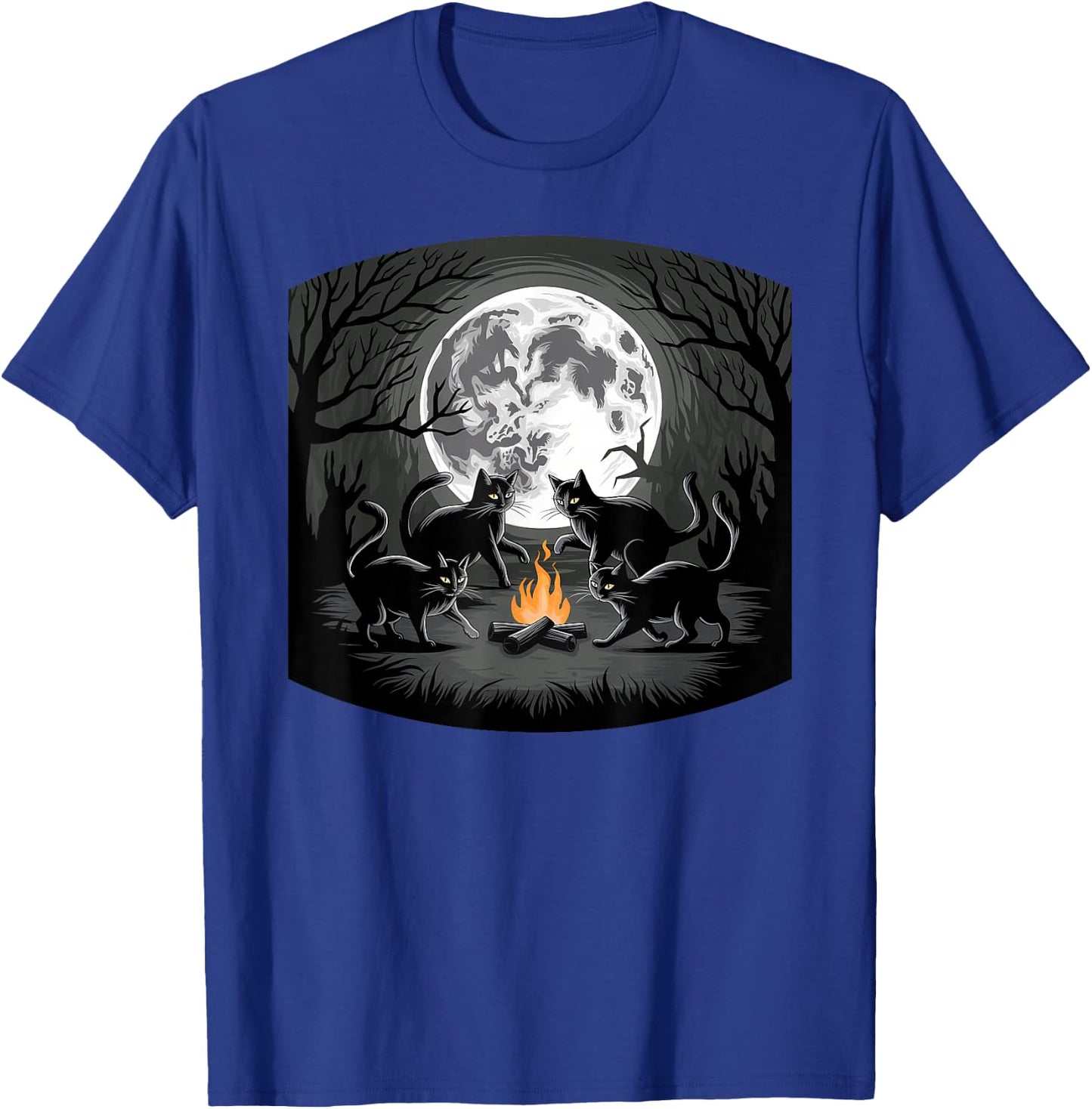 Cat Witchcraft T-Shirt - T-Shirt | Royal