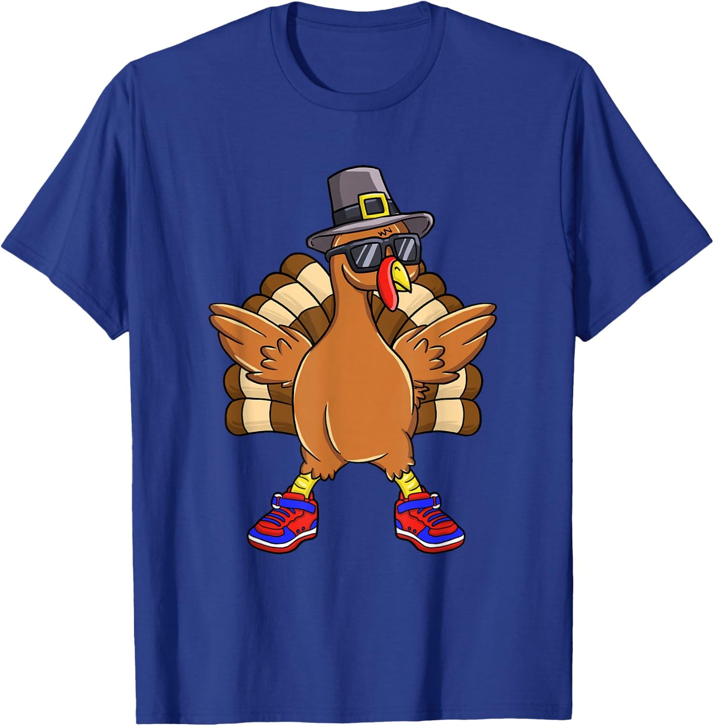 Turkey Trot Thanksgiving Day 5K Run T-Shirt - T-Shirt | Royal