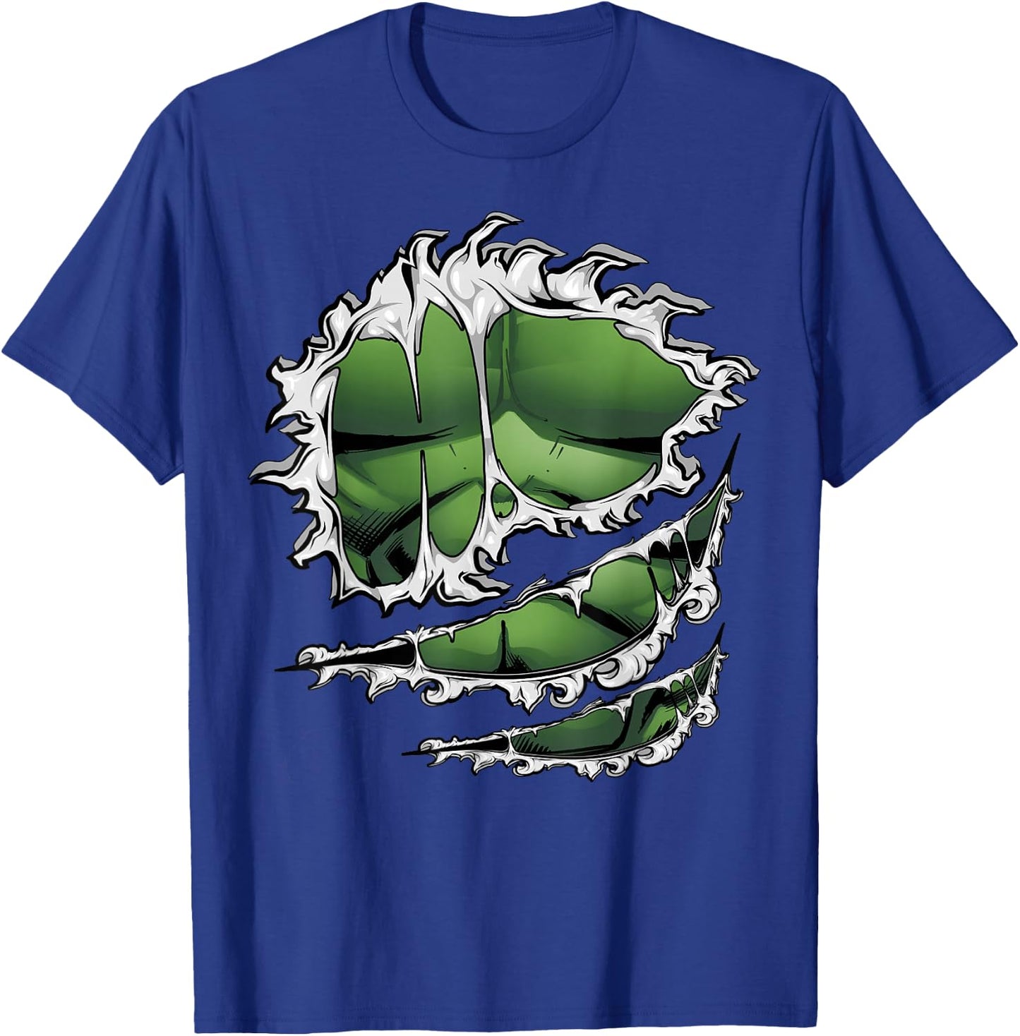 Marvel Avengers Hulk Ripped Costume Small T-Shirt - T-Shirt | Royal