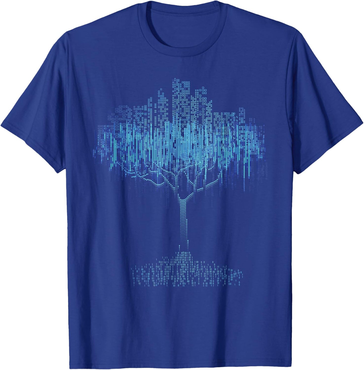 Binary Tree Coding Computer Programmer T-Shirt - T-Shirt | Royal