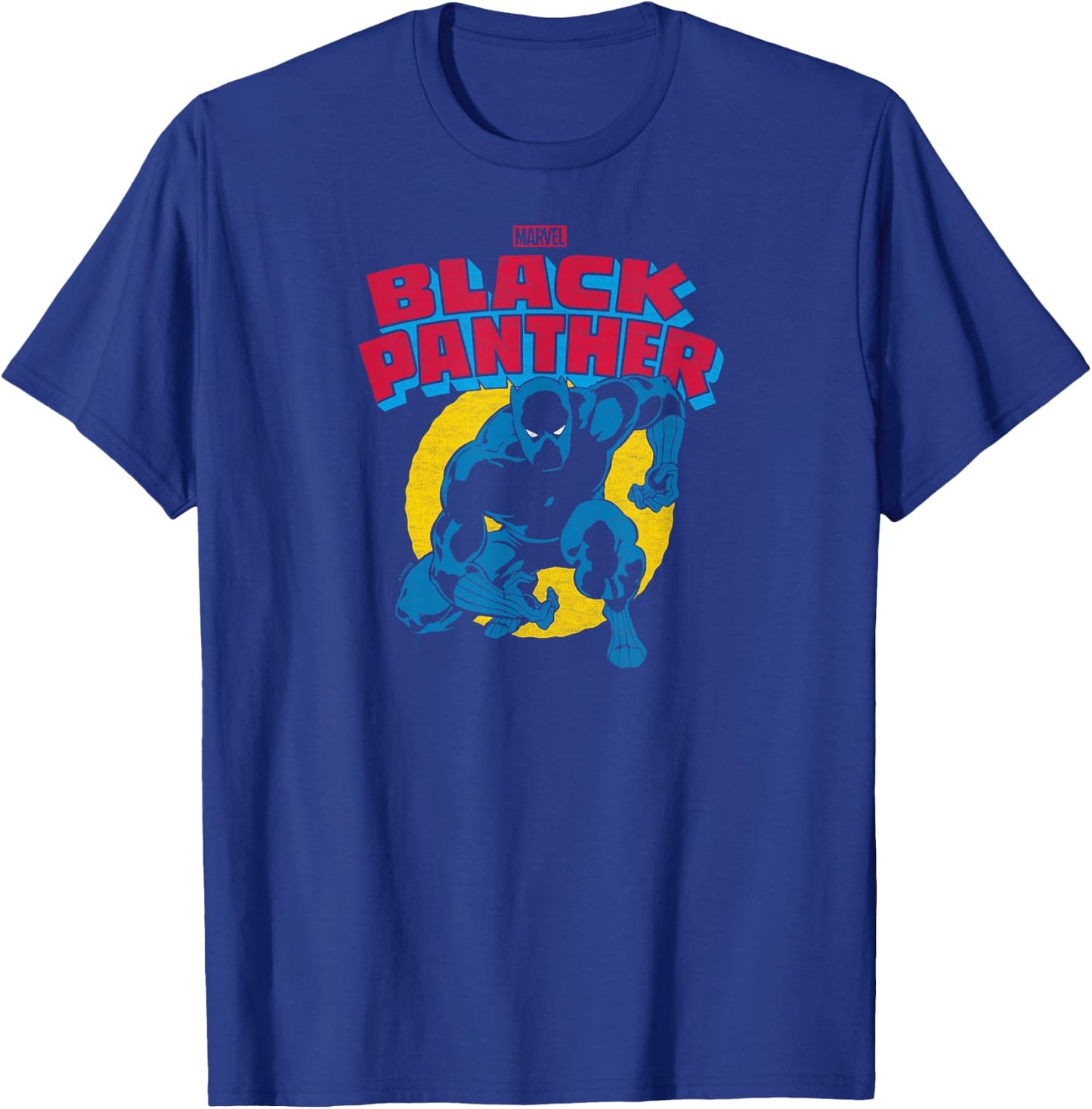 Black Panther - Crouch T-Shirt - T-Shirt | Royal